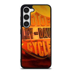 HARLEY DAVIDSON ORANGE LOGO Samsung Galaxy S23 Case Cover HARLEY DAVIDSON ORANGE LOGO Samsung Galaxy S23 Case Cover