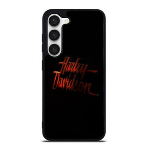 HARLEY DAVIDSON RED GLOW LOGO Samsung Galaxy S23 Case Cover HARLEY DAVIDSON RED GLOW LOGO Samsung Galaxy S23 Case Cover