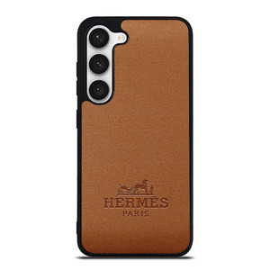 HERMES PARIS FASHION LOGO EMBLEM BROWN Samsung Galaxy S23 Case Cover HERMES PARIS FASHION LOGO EMBLEM BROWN Samsung Galaxy S23 Case Cover