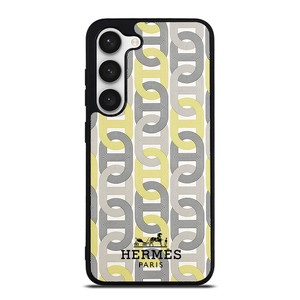 HERMES PARIS LOGO PATTERN Samsung Galaxy S23 Case Cover HERMES PARIS LOGO PATTERN Samsung Galaxy S23 Case Cover