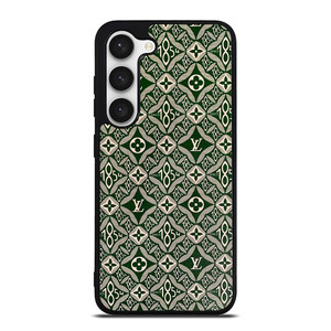 LOUIS VUITTON LOGO LV GREEN PATTERN SINCE 1854 Samsung Galaxy S23 Case Cover LOUIS VUITTON LOGO LV GREEN PATTERN SINCE 1854 Samsung Galaxy S23 Case Cover