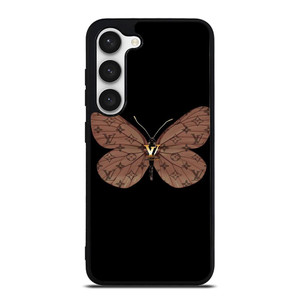 LOUIS VUITTON LV LOGO BUTTERFLY Samsung Galaxy S23 Case Cover LOUIS VUITTON LV LOGO BUTTERFLY Samsung Galaxy S23 Case Cover