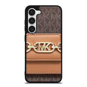 MICHAEL KORS MK LOGO BROWN SHOULDER BAG Samsung Galaxy S23 Case Cover MICHAEL KORS MK LOGO BROWN SHOULDER BAG Samsung Galaxy S23 Case Cover