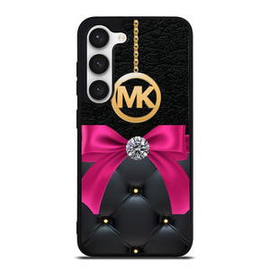 MICHAEL KORS MK LOGO PINK RIBBON Samsung Galaxy S23 Case Cover MICHAEL KORS MK LOGO PINK RIBBON Samsung Galaxy S23 Case Cover