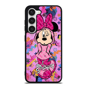 MINNIE MOUSE DISNEY FEAT LOUIS VUITTON LV PINK Samsung Galaxy S23 Case Cover MINNIE MOUSE DISNEY FEAT LOUIS VUITTON LV PINK Samsung Galaxy S23 Case Cover