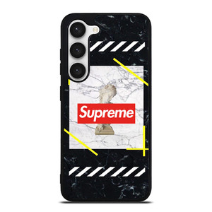 OFF WHITE STATUE SUPREME Samsung Galaxy S23 Case Cover OFF WHITE STATUE SUPREME Samsung Galaxy S23 Case Cover