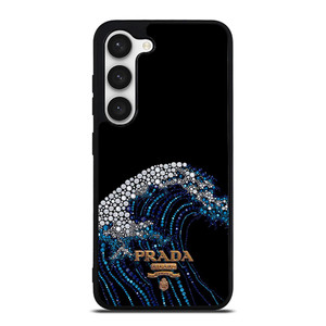 PRADA LOGO DIAMOND WAVE Samsung Galaxy S23 Case Cover PRADA LOGO DIAMOND WAVE Samsung Galaxy S23 Case Cover