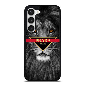 PRADA MILANO LOGO LION Samsung Galaxy S23 Case Cover PRADA MILANO LOGO LION Samsung Galaxy S23 Case Cover