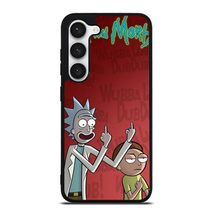 RICK AND MORTY MIDDLE FINGER Samsung Galaxy S23 Case Cover RICK AND MORTY MIDDLE FINGER Samsung Galaxy S23 Case Cover