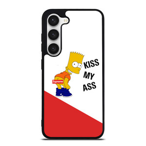 SUPREME BART SIMPSON KISS MY ASS Samsung Galaxy S23 Case Cover