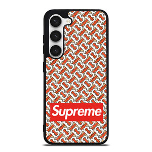 SUPREME BURBERRY Samsung Galaxy S23 Case Cover