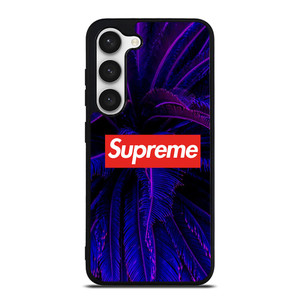 SUPREME GLOWING PALM TREE Samsung Galaxy S23 Case Cover SUPREME GLOWING PALM TREE Samsung Galaxy S23 Case Cover
