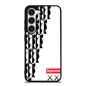 SUPREME KAWS BLACK WHITE Samsung Galaxy S23 Case Cover SUPREME KAWS BLACK WHITE Samsung Galaxy S23 Case Cover