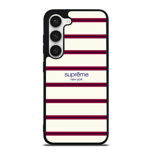 SUPREME NEW YORK RED STRIPE Samsung Galaxy S23 Case Cover SUPREME NEW YORK RED STRIPE Samsung Galaxy S23 Case Cover