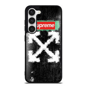 SUPREME OFF WHITE Samsung Galaxy S23 Case Cover