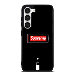 SUPREME PHONE LOW BATTERY Samsung Galaxy S23 Case Cover SUPREME PHONE LOW BATTERY Samsung Galaxy S23 Case Cover