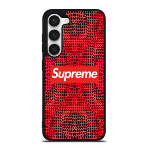SUPREME RED SNAKE SKIN Samsung Galaxy S23 Case Cover SUPREME RED SNAKE SKIN Samsung Galaxy S23 Case Cover