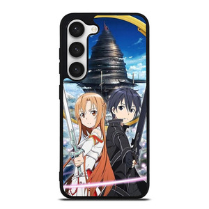 SWORD ART ONLINE KIRITO AND ASUNA SAO Samsung Galaxy S23 Case Cover SWORD ART ONLINE KIRITO AND ASUNA SAO Samsung Galaxy S23 Case Cover