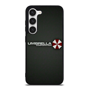 UMBRELLA CORPORATION LOGO CARBON Samsung Galaxy S23 Case Cover UMBRELLA CORPORATION LOGO CARBON Samsung Galaxy S23 Case Cover