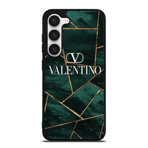 VALENTINO LOGO GREEN MARBLE Samsung Galaxy S23 Case Cover VALENTINO LOGO GREEN MARBLE Samsung Galaxy S23 Case Cover