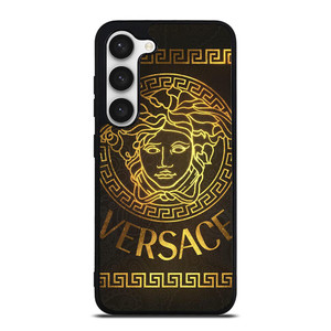 VERSACE GOLD LOGO ORNAMENT Samsung Galaxy S23 Case Cover VERSACE GOLD LOGO ORNAMENT Samsung Galaxy S23 Case Cover