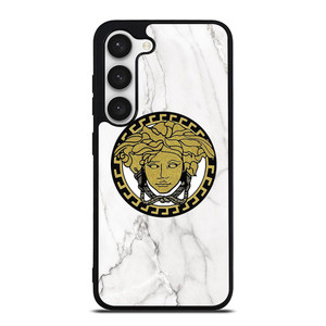 VERSACE GOLDEN LOGO ICON MARBLE Samsung Galaxy S23 Case Cover VERSACE GOLDEN LOGO ICON MARBLE Samsung Galaxy S23 Case Cover
