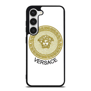 VERSACE ICON RED EMBROIDERY LOGO Samsung Galaxy S23 Case Cover