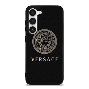 VERSACE LOGO ICON CARBON Samsung Galaxy S23 Case Cover