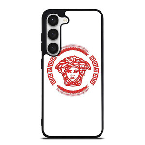 VERSACE LOGO RED EMBROIDERY ICON Samsung Galaxy S23 Case Cover
