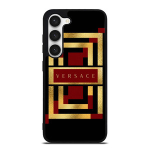 VERSACE LOGO RED GOLD ICON Samsung Galaxy S23 Case Cover VERSACE LOGO RED GOLD ICON Samsung Galaxy S23 Case Cover