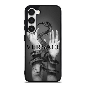 VERSACE LOGO SNAKE AND HANDS Samsung Galaxy S23 Case Cover VERSACE LOGO SNAKE AND HANDS Samsung Galaxy S23 Case Cover
