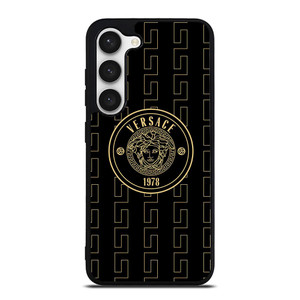 VERSACE MEDUSA BLACK Samsung Galaxy S23 Case Cover VERSACE MEDUSA BLACK Samsung Galaxy S23 Case Cover