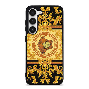 VERSACE ORNAMENT LOGO Samsung Galaxy S23 Case Cover VERSACE ORNAMENT LOGO Samsung Galaxy S23 Case Cover