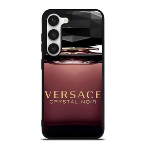 VERSACE PERFUME CRYSTAL NOIR Samsung Galaxy S23 Case Cover