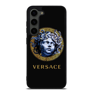 BLUE VERSACE MEDUSA LOGO Samsung Galaxy S23 Plus Case Cover BLUE VERSACE MEDUSA LOGO Samsung Galaxy S23 Plus Case Cover