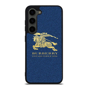BURBERRY JEANS FABRIC LOGO Samsung Galaxy S23 Plus Case Cover BURBERRY JEANS FABRIC LOGO Samsung Galaxy S23 Plus Case Cover