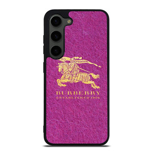 BURBERRY LOGO PINK Samsung Galaxy S23 Plus Case Cover BURBERRY LOGO PINK Samsung Galaxy S23 Plus Case Cover