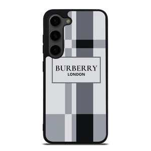 BURBERRY LONDON LOGO GREY Samsung Galaxy S23 Plus Case Cover BURBERRY LONDON LOGO GREY Samsung Galaxy S23 Plus Case Cover