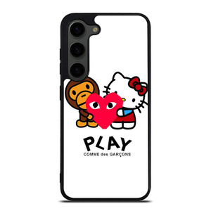 COMME DES GARCONS BAPE HELLO KITTY Samsung Galaxy S23 Plus Case Cover COMME DES GARCONS BAPE HELLO KITTY Samsung Galaxy S23 Plus Case Cover