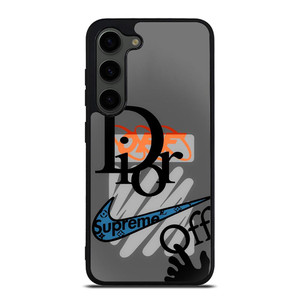 DIOR OFF WHITE SUPREME LOGO Samsung Galaxy S23 Plus Case Cover DIOR OFF WHITE SUPREME LOGO Samsung Galaxy S23 Plus Case Cover