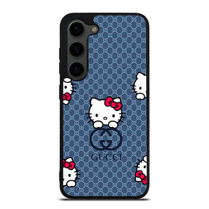 GUCCI LOGO HELLO KITTY BLUE Samsung Galaxy S23 Plus Case Cover GUCCI LOGO HELLO KITTY BLUE Samsung Galaxy S23 Plus Case Cover
