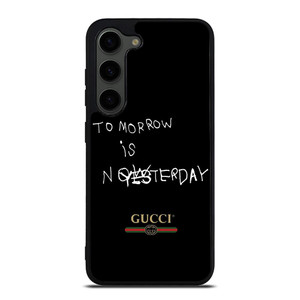 GUCCI LOGO TOMORROW IS NOW Samsung Galaxy S23 Plus Case Cover GUCCI LOGO TOMORROW IS NOW Samsung Galaxy S23 Plus Case Cover