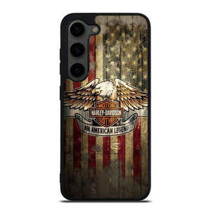 HARLEY DAVIDSON AMERICAN LEGEND WOODEN LOGO Samsung Galaxy S23 Plus Case Cover HARLEY DAVIDSON AMERICAN LEGEND WOODEN LOGO Samsung Galaxy S23 Plus Case Cover