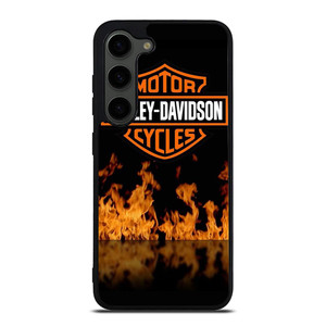 HARLEY DAVIDSON FIRE LOGO Samsung Galaxy S23 Plus Case Cover HARLEY DAVIDSON FIRE LOGO Samsung Galaxy S23 Plus Case Cover