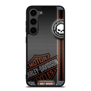 HARLEY DAVIDSON LOGO METAL TEXTURE Samsung Galaxy S23 Plus Case Cover HARLEY DAVIDSON LOGO METAL TEXTURE Samsung Galaxy S23 Plus Case Cover