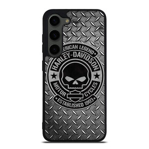 HARLEY DAVIDSON MOTORCYCLES COMPANY SKULL LOGO 1903 Samsung Galaxy S23 Plus Case Cover HARLEY DAVIDSON MOTORCYCLES COMPANY SKULL LOGO 1903 Samsung Galaxy S23 Plus Case Cover