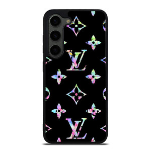 LOUIS VUITTON LOGO LV BLACK RAINBOW Samsung Galaxy S23 Plus Case Cover LOUIS VUITTON LOGO LV BLACK RAINBOW Samsung Galaxy S23 Plus Case Cover