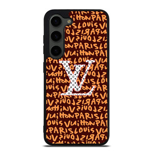 LOUIS VUITTON LV PARIS PATTERN LOGO BROWN Samsung Galaxy S23 Plus Case Cover