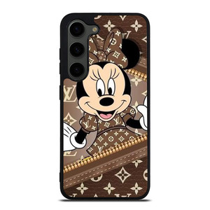 LOUIS VUITTON LV ZIPPER BROWN X MINNIE MOUSE DISNEY Samsung Galaxy S23 Plus Case Cover LOUIS VUITTON LV ZIPPER BROWN X MINNIE MOUSE DISNEY Samsung Galaxy S23 Plus Case Cover