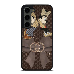 MICKEY MINNIE MOUSE DISNEY MOUSE GUCCI LOGO RIBBON Samsung Galaxy S23 Plus Case Cover